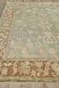 Exquisite Rugs Antique Weave Oushak 3346 Blue/Light Brown Area Rug Closeup Image