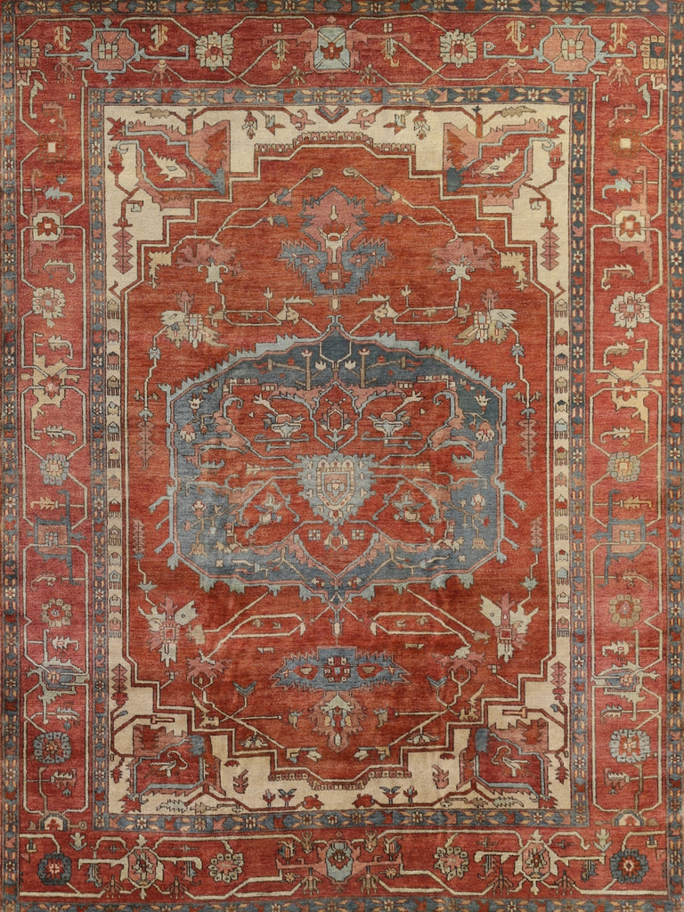 Exquisite Rugs Antique Weave Serapi 3347 Rust/Ivory Area Rug main image