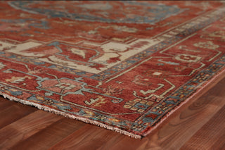 Exquisite Rugs Antique Weave Serapi 3347 Rust/Ivory Area Rug Corner Image