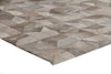 Exquisite Rugs Natural Hide 3355 Gray/Multi Area Rug Corner Image