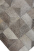 Exquisite Rugs Natural Hide 3355 Gray/Multi Area Rug Detail Image