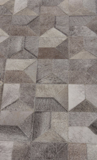 Exquisite Rugs Natural Hide 3355 Gray/Multi Area Rug Lifestyle Image Feature