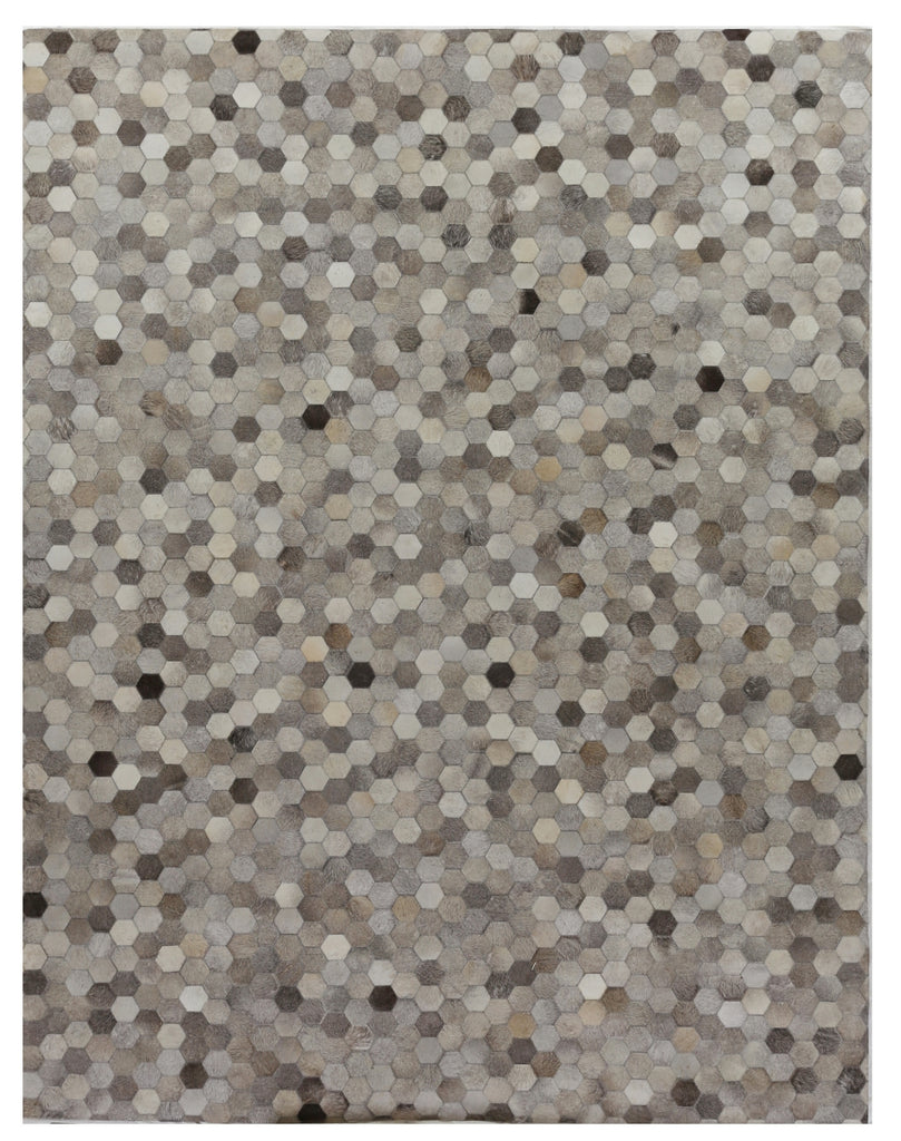 Exquisite Rugs Natural Hide 3357 Dark Gray/Multi Area Rug main image