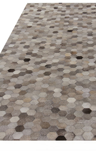 Exquisite Rugs Natural Hide 3357 Dark Gray/Multi Area Rug Pile Image