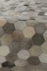 Exquisite Rugs Natural Hide 3357 Dark Gray/Multi Area Rug Lifestyle Image Feature
