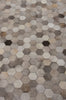 Exquisite Rugs Natural Hide 3357 Dark Gray/Multi Area Rug Lifestyle Image Feature