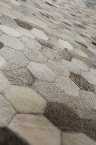 Exquisite Rugs Natural Hide 3357 Dark Gray/Multi Area Rug 