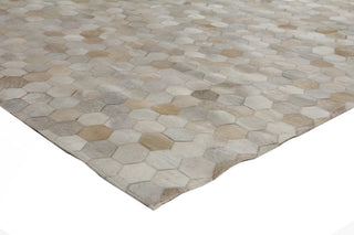 Exquisite Rugs Natural Hide 3358 Ivory/Multi Area Rug Corner Image
