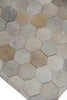 Exquisite Rugs Natural Hide 3358 Ivory/Multi Area Rug Detail Image