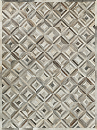 Exquisite Rugs Natural Hide 3361 Silver Area Rug