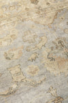 Exquisite Rugs Antique Weave Oushak 3369 Blue/Ivory Area Rug Lifestyle Image Feature