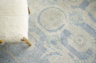 Exquisite Rugs Fine Mamluk 3371 Blue Area Rug Detail Image