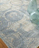 Exquisite Rugs Fine Mamluk 3371 Blue Area Rug Lifestyle Image Feature