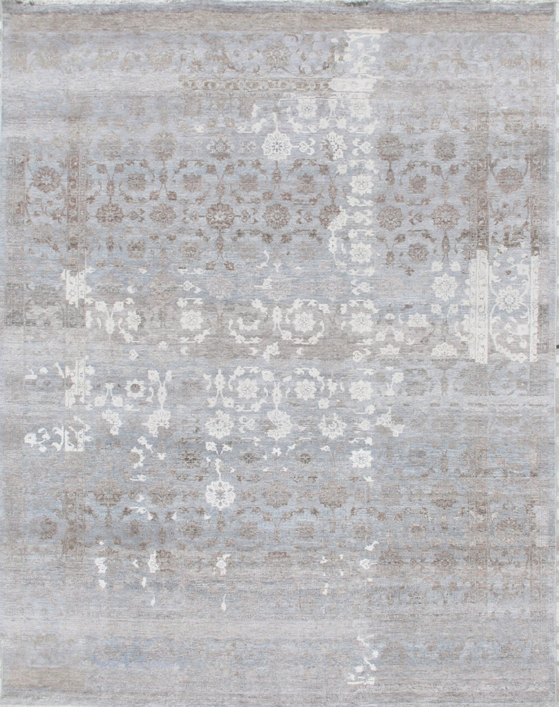 Exquisite Rugs Beverly 3372 Gray/Light Blue Area Rug by The Met main image