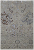 Exquisite Rugs Beverly 3373 Light Blue/Gray Area Rug by The Met Closeup Image