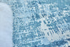 Exquisite Rugs Koda 3379 Blue/Ivory Area Rug Detail Image