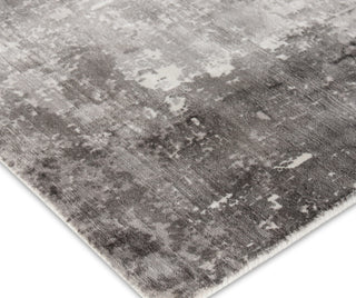 Exquisite Rugs Koda 3380 Gray/Ivory Area Rug Corner Image