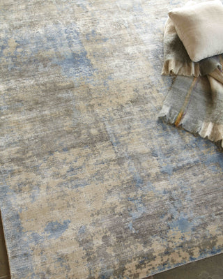 Exquisite Rugs Koda 3394 Blue/Gray Area Rug Lifestyle Image Feature