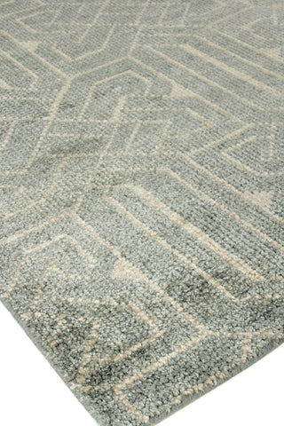 Exquisite Rugs Prague 3399 Aqua Area Rug Corner Image