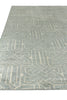 Exquisite Rugs Prague 3399 Aqua Area Rug Closeup Image