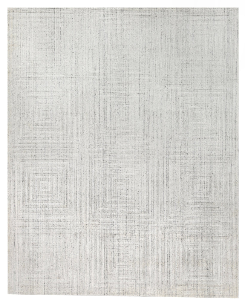 Exquisite Rugs Robin Embossed 3407 White Area Rug by The Met main image