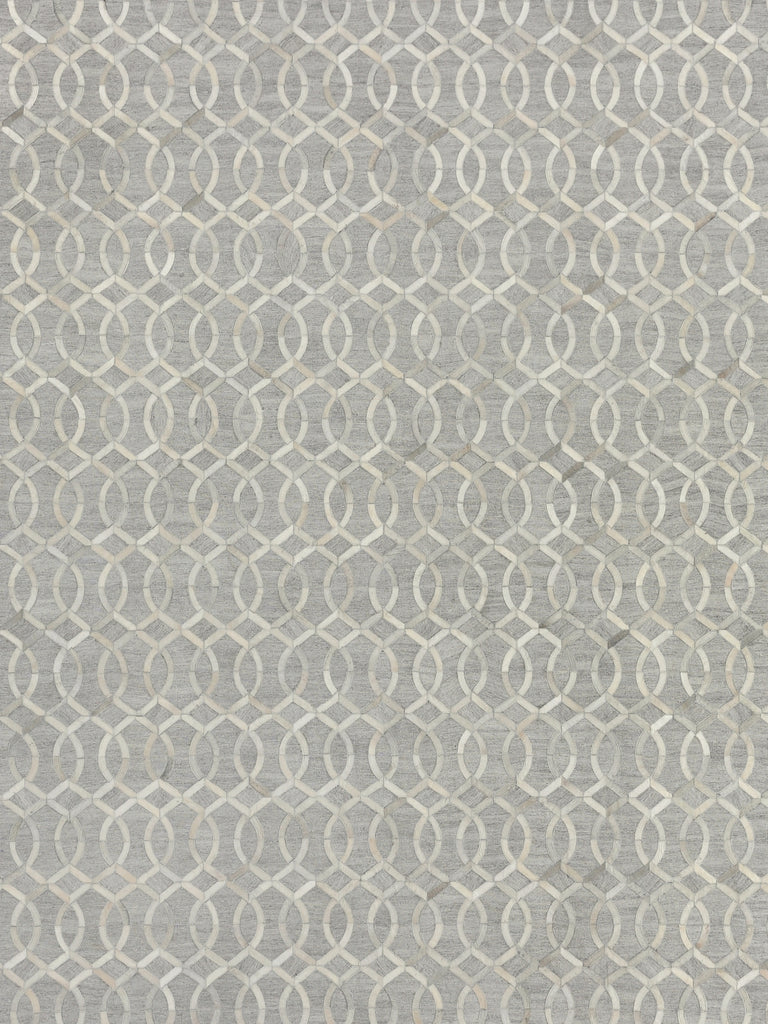 Exquisite Rugs Berlin 3413 Silver/Ivory Area Rug by The Met main image