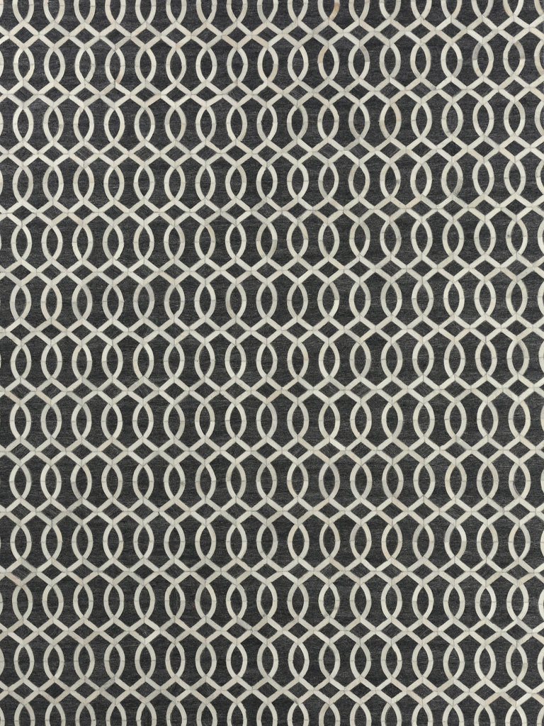 Exquisite Rugs Berlin 3414 Charcoal/Ivory Area Rug by The Met main image