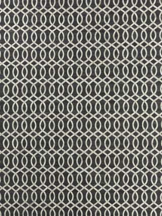 Exquisite Rugs Berlin 3414 Charcoal/Ivory Area Rug by The Met main image