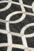 Exquisite Rugs Berlin 3414 Charcoal/Ivory Area Rug by The Met Closeup Image
