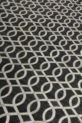 Exquisite Rugs Berlin 3414 Charcoal/Ivory Area Rug by The Met Pile Image