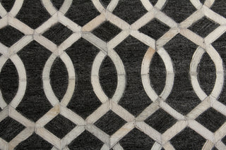 Exquisite Rugs Berlin 3414 Charcoal/Ivory Area Rug by The Met Lifestyle Image Feature