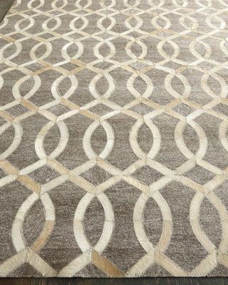 Exquisite Rugs Berlin 3415 Beige/Ivory Area Rug by The Met Closeup Image