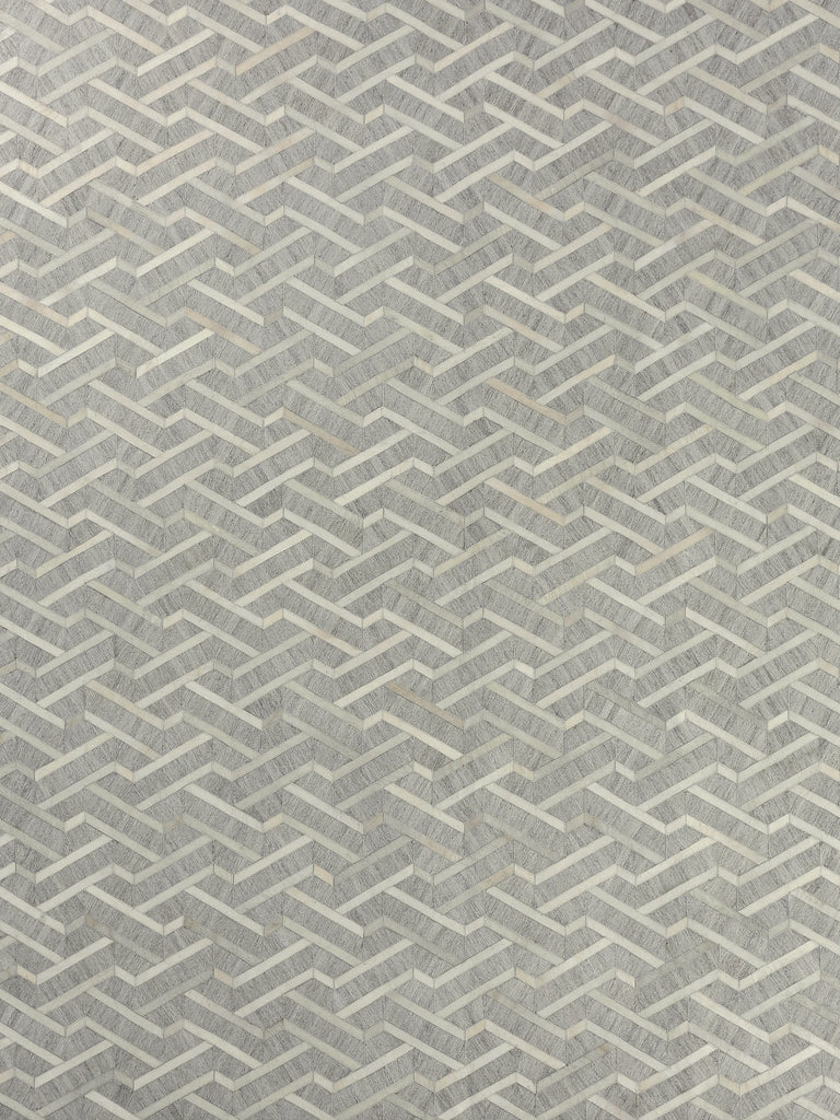 Exquisite Rugs Berlin 3416 Silver/Ivory Area Rug by The Met main image