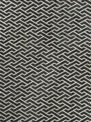 Exquisite Rugs Berlin 3417 Charcoal/Ivory Area Rug by The Met main image