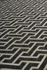 Exquisite Rugs Berlin 3417 Charcoal/Ivory Area Rug by The Met Pile Image