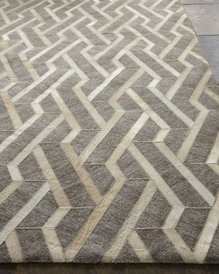 Exquisite Rugs Berlin 3418 Beige/Ivory Area Rug by The Met Detail Image