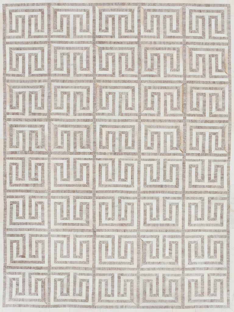 Exquisite Rugs Berlin 3419 Silver/Ivory Area Rug by The Met main image