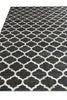 Exquisite Rugs Berlin 3423 Charcoal/Ivory Area Rug by The Met Closeup Image