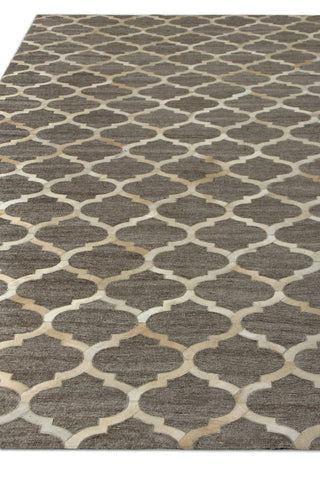 Exquisite Rugs Berlin 3424 Beige/Ivory Area Rug by The Met Closeup Image