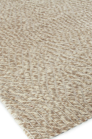 Exquisite Rugs Woven Earth 3425 Beige Area Rug Corner Image