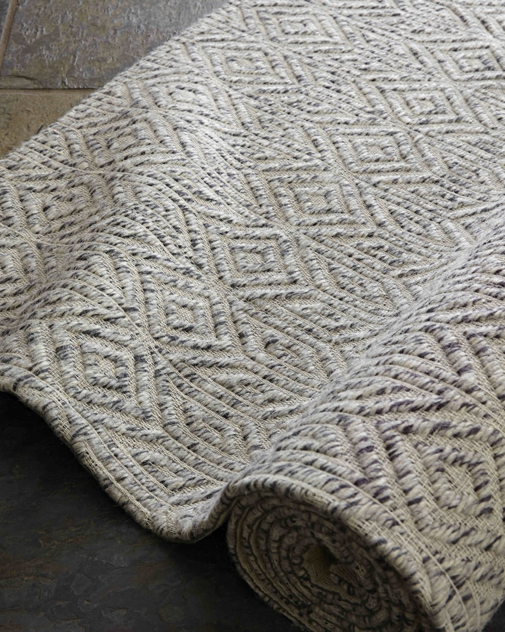 Exquisite Rugs Woven Earth 3431 Beige Area Rug Lifestyle Image Feature