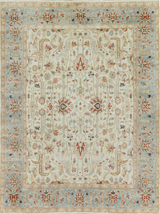 Exquisite Rugs Antique Weave Serapi 3447 Ivory/Light Blue Area Rug main image