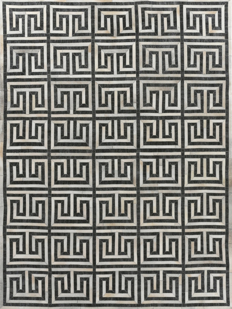 Exquisite Rugs Berlin 3455 Charcoal/Ivory Area Rug by The Met main image