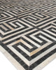 Exquisite Rugs Berlin 3455 Charcoal/Ivory Area Rug by The Met Corner Image