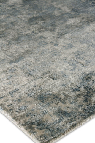 Exquisite Rugs Koda 3461 Blue/Ivory Area Rug Corner Image