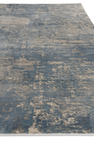 Exquisite Rugs Koda 3461 Blue/Ivory Area Rug Closeup Image