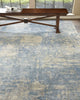 Exquisite Rugs Koda 3461 Blue/Ivory Area Rug Detail Image