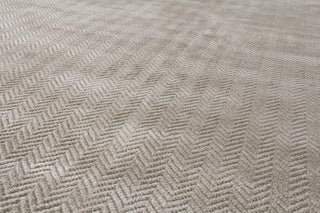 Exquisite Rugs Pavo 3465 Light Silver Area Rug Detail Image