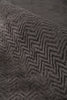 Exquisite Rugs Pavo 3466 Dark Gray Area Rug Detail Image