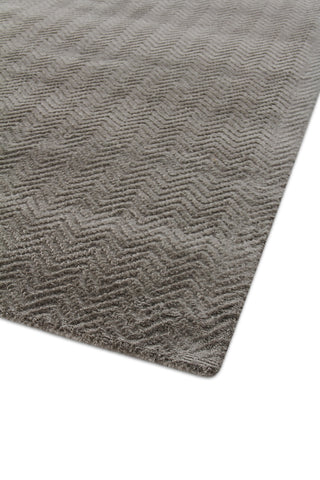 Exquisite Rugs Pavo 3470 Silver Area Rug Corner Image